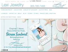 Tablet Screenshot of lexijewelry.com